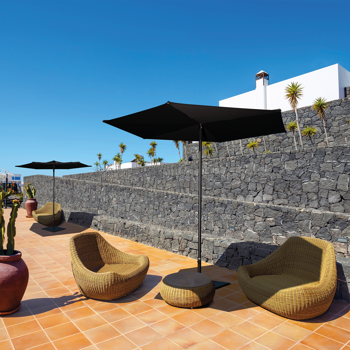 Flat Design Parasols