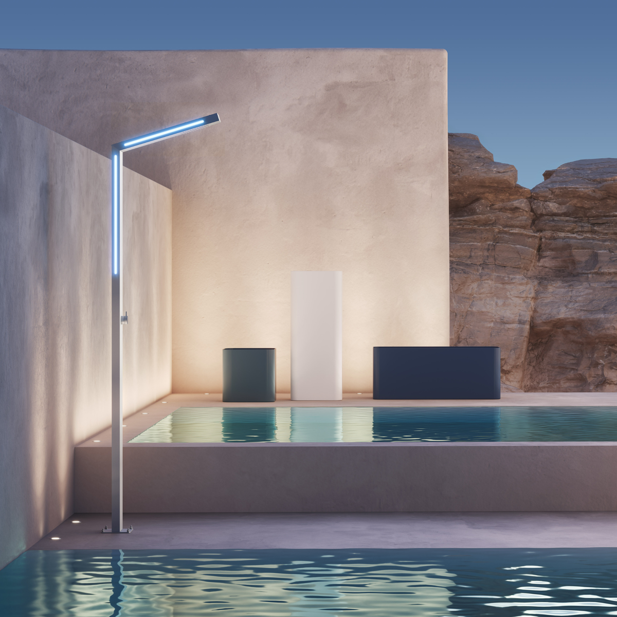 Outdoor showers