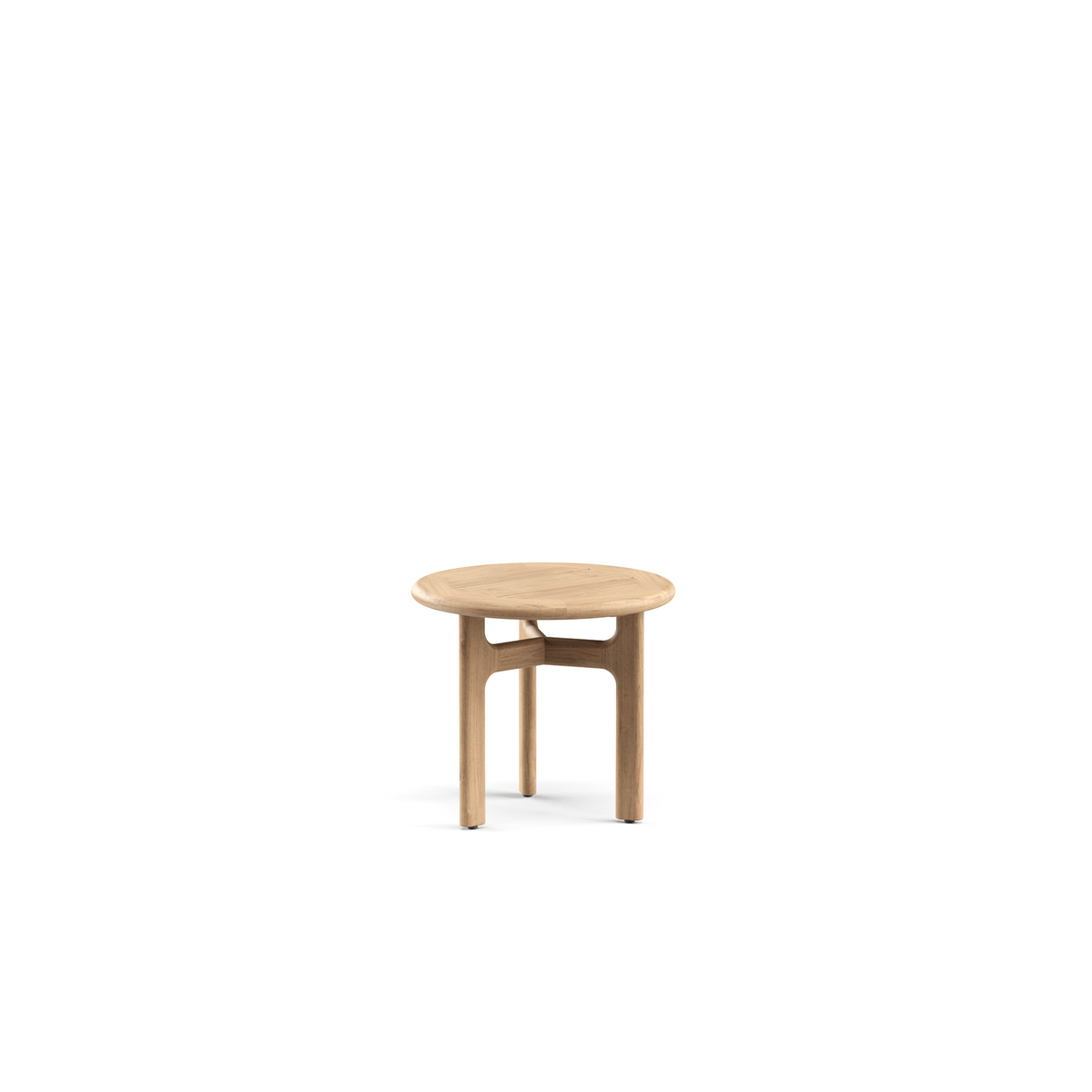 Morellino Side Table Teak Top 51 dia x 46 cm