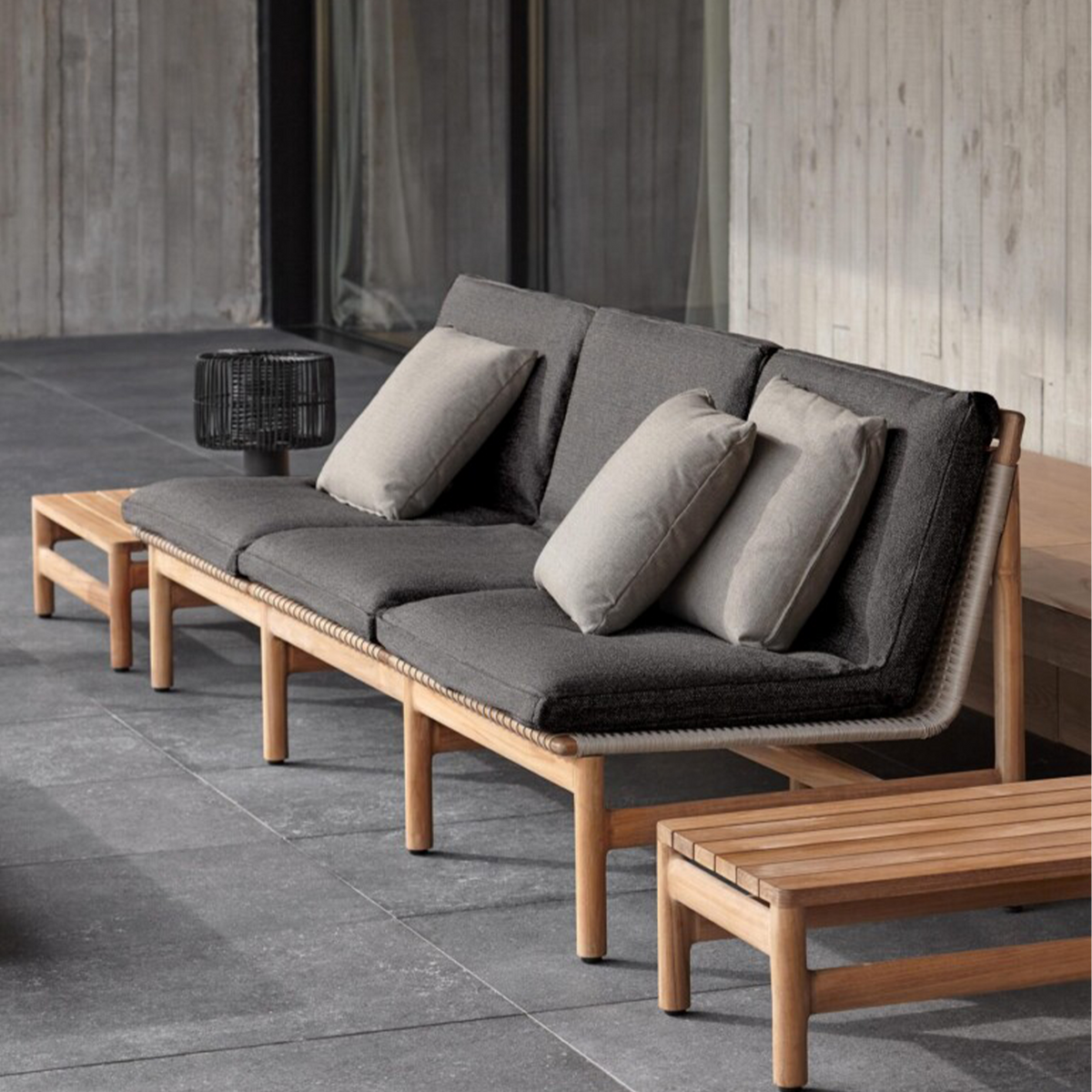 Montauk 2 Seater Sofa Teak