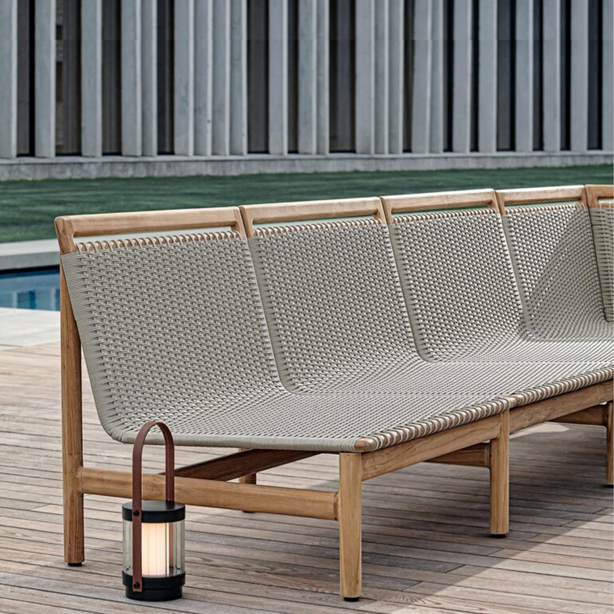 Montauk 3 Seater Sofa Teak
