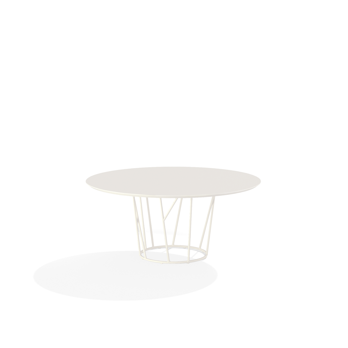 Wild Dining Table with Porcelain Stoneware Top 146 dia x 73 cm (69T9G)