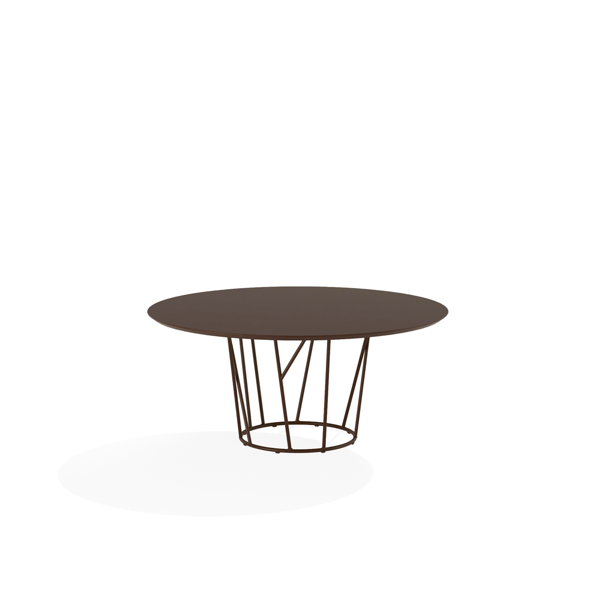 Wild Dining Table with Porcelain Stoneware Top 146 dia x 73 cm (69T9G)