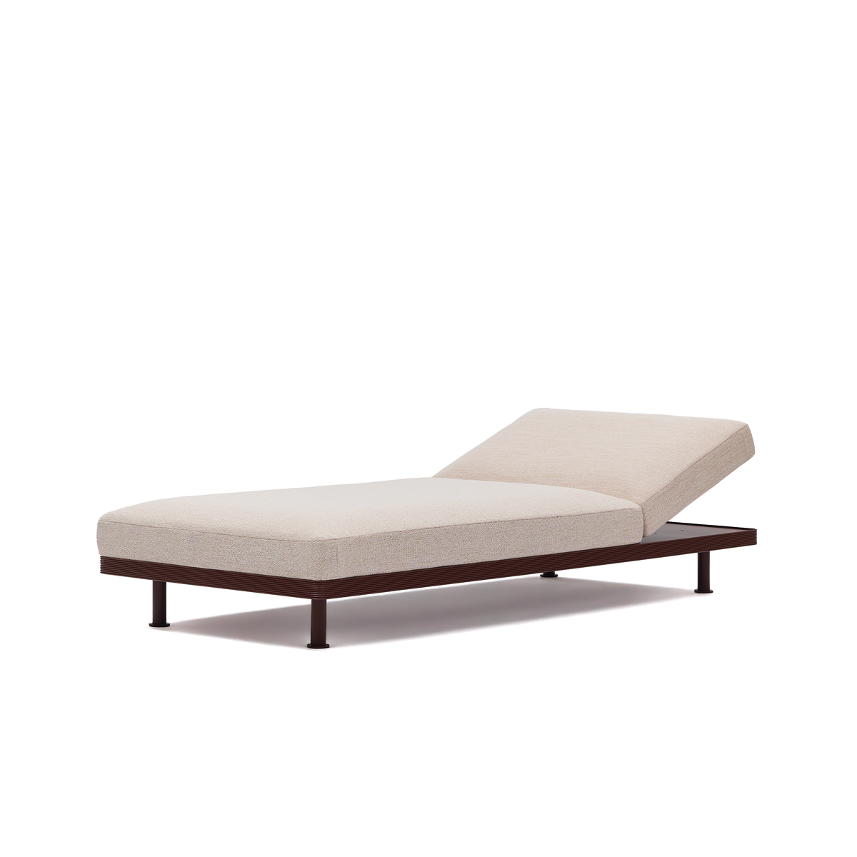 Unduetre Sun Lounger with Adjustable Backrest 90 x 200 x 36 cm (1203)