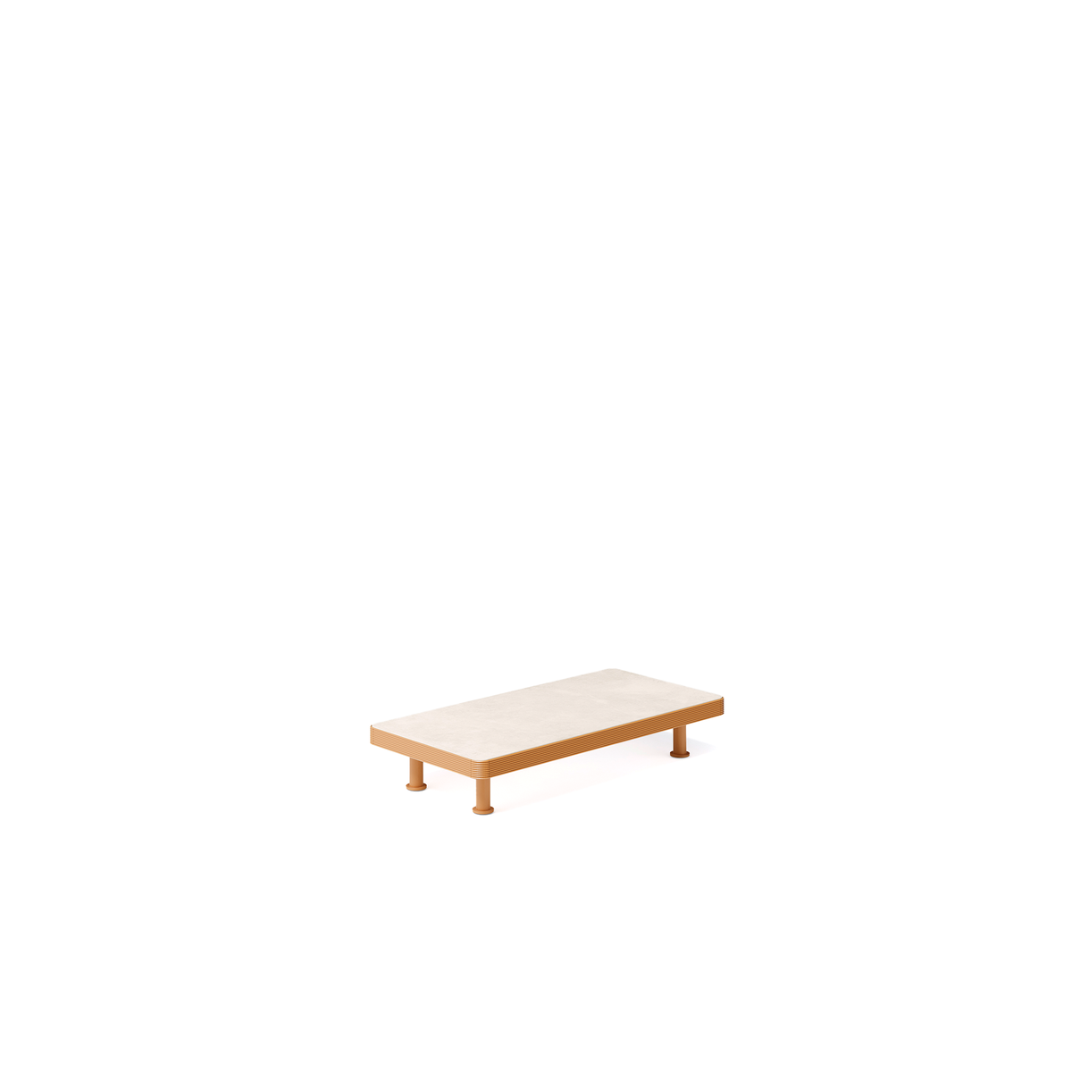 Unduetre Coffee Table with Porcelain Stoneware Top 50 x 100 x 18 cm (12T1G)