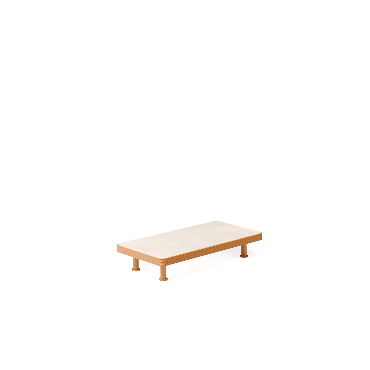 Unduetre Coffee Table with Porcelain Stoneware Top 50 x 100 x 23 cm (12T2G)