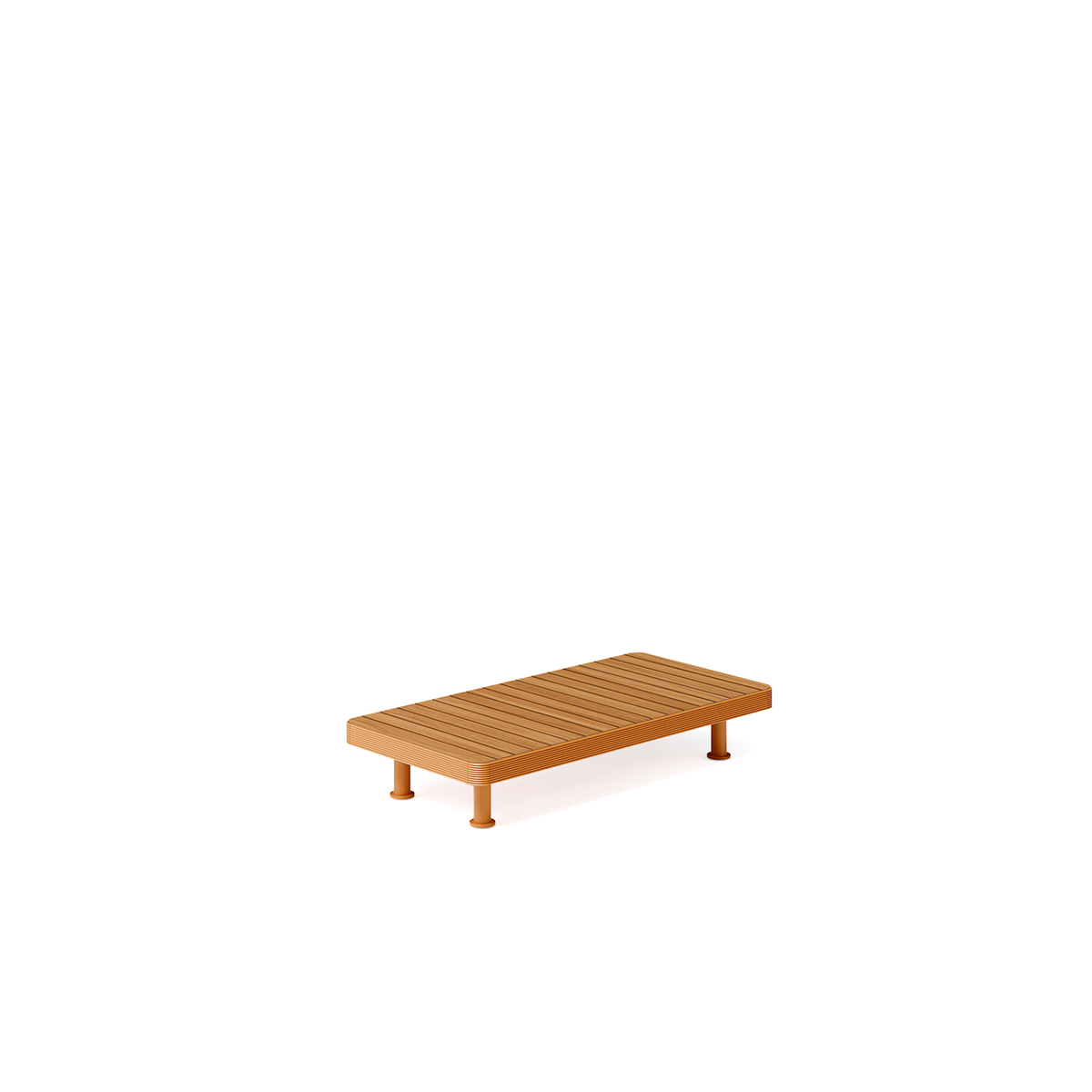 Unduetre Coffee Table with Teak Top 50 x 100 x 23 cm (12T2L)