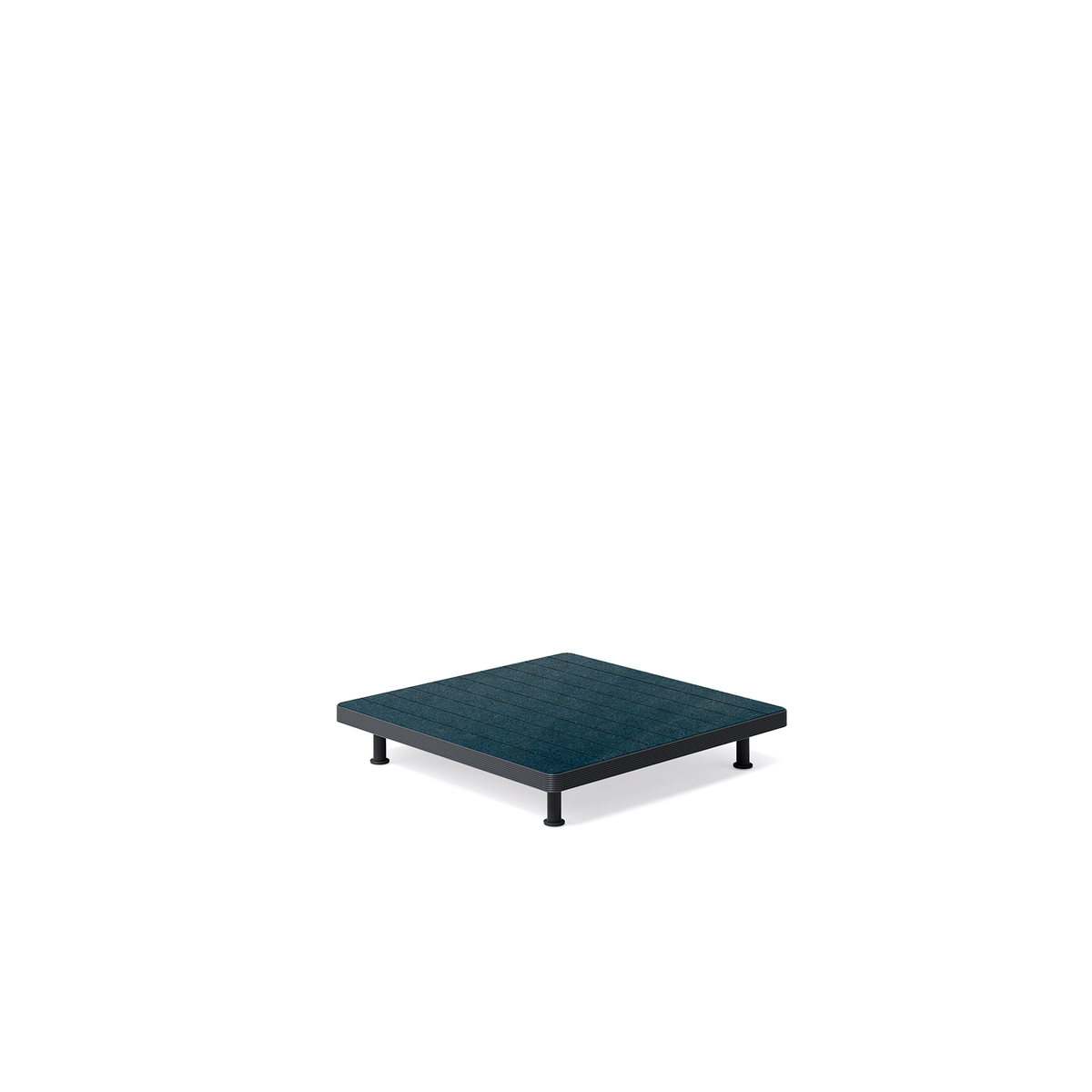 Unduetre Coffee Table with Lava Stone Top 100 x 100 x 23 cm (12T4P)