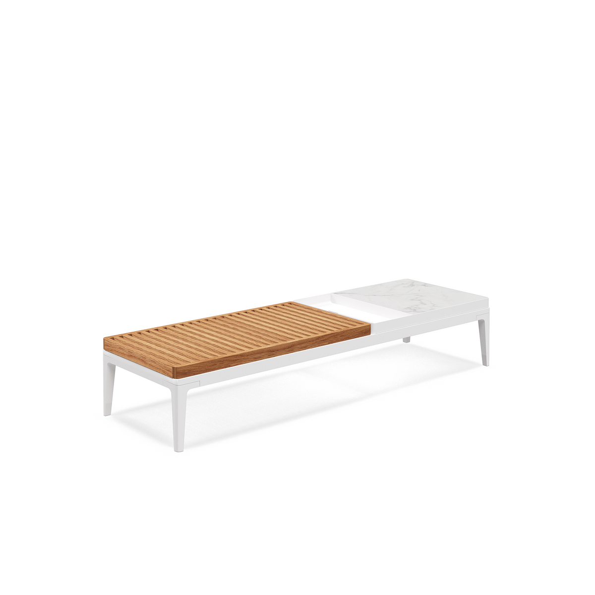 Grid Coffee Table Ceramic 151 cm x 50 cm x 30 cm