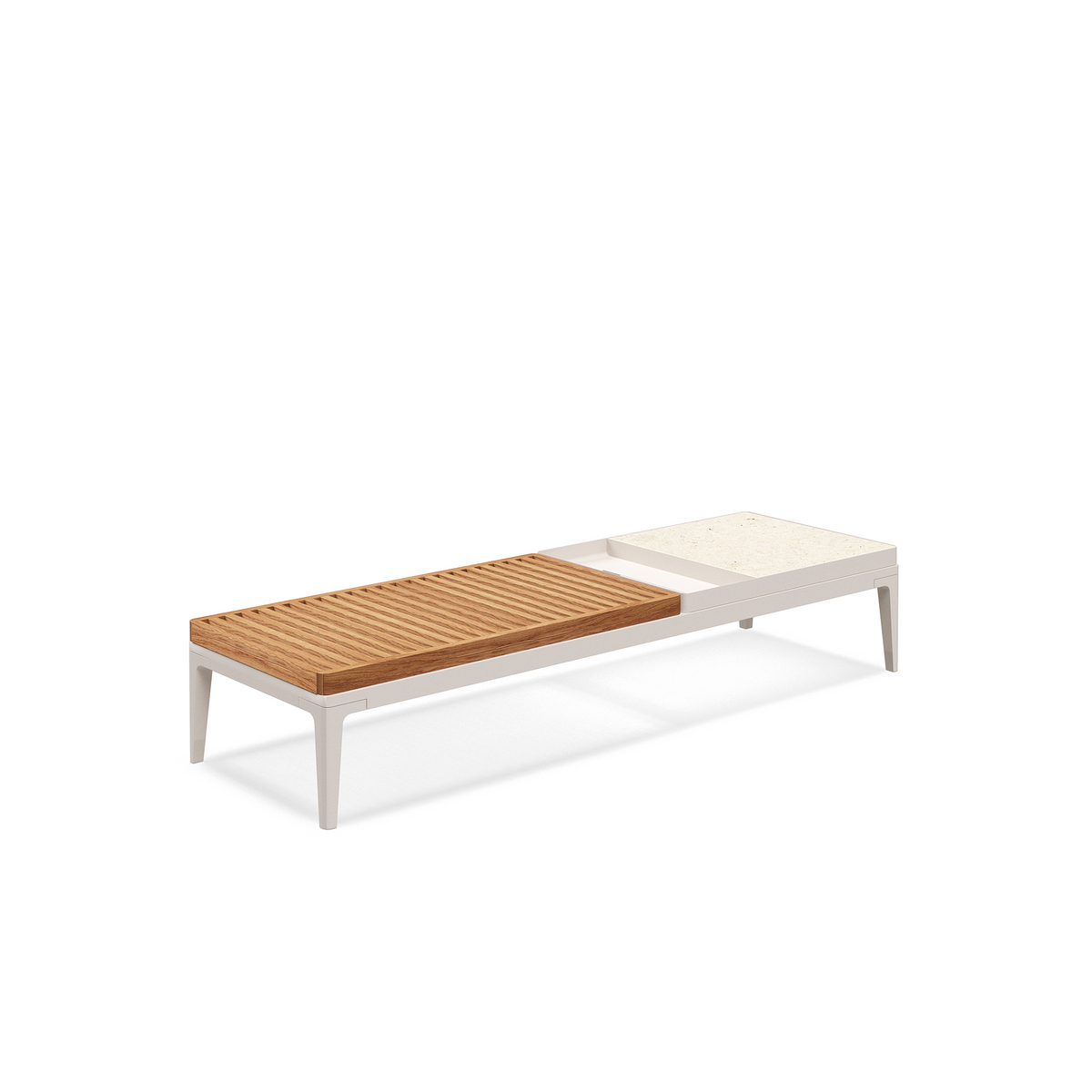Grid Coffee Table Ceramic 151 cm x 50 cm x 30 cm
