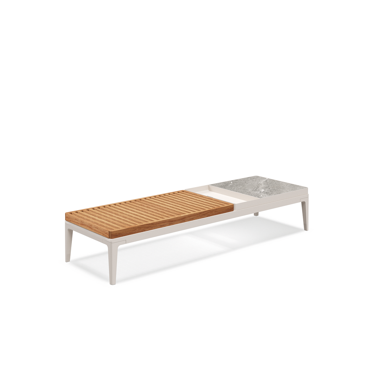 Grid Coffee Table Ceramic 151 cm x 50 cm x 30 cm