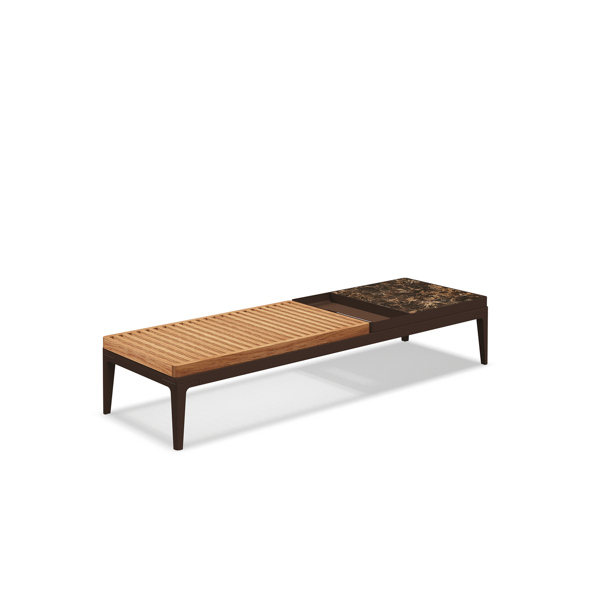Grid Coffee Table Ceramic 151 cm x 50 cm x 30 cm