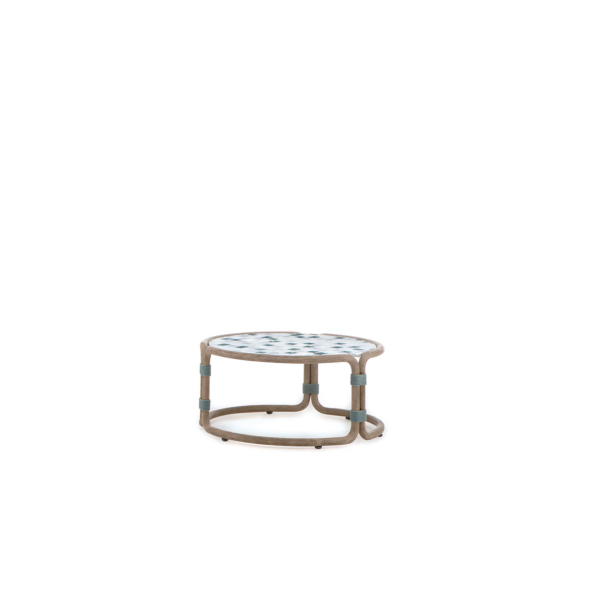 Rotin Coffee Table 68.5 dia x 33 cm
