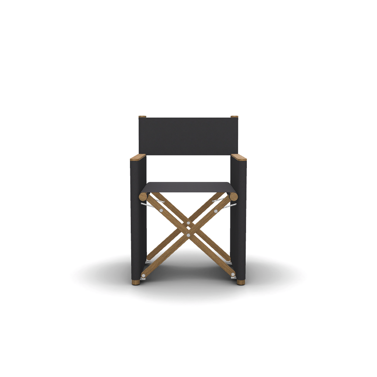 Roda Orson Director Chair 001 in teak and batyline