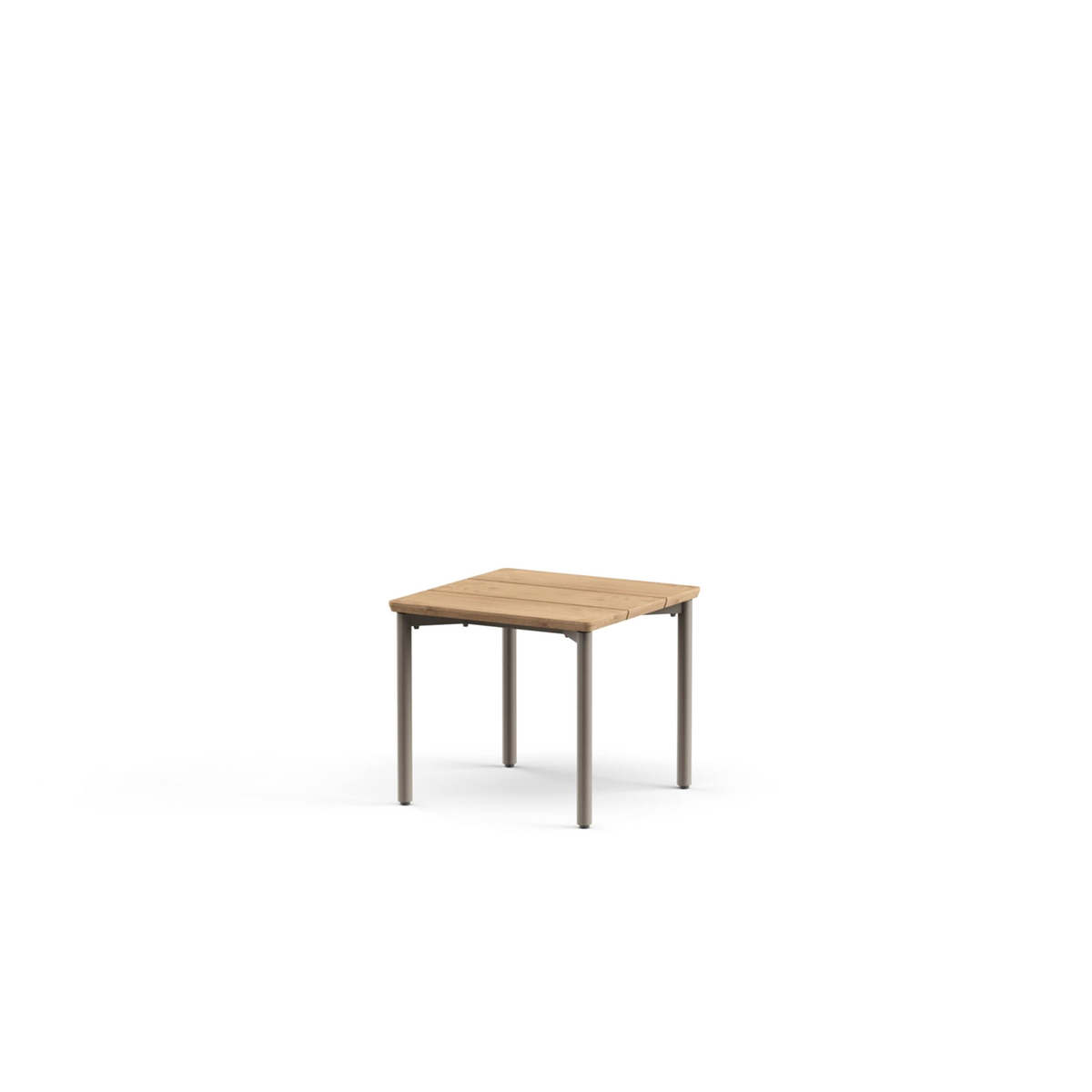 Taos Side Table Teak Top 46 x 46 x 41 cm