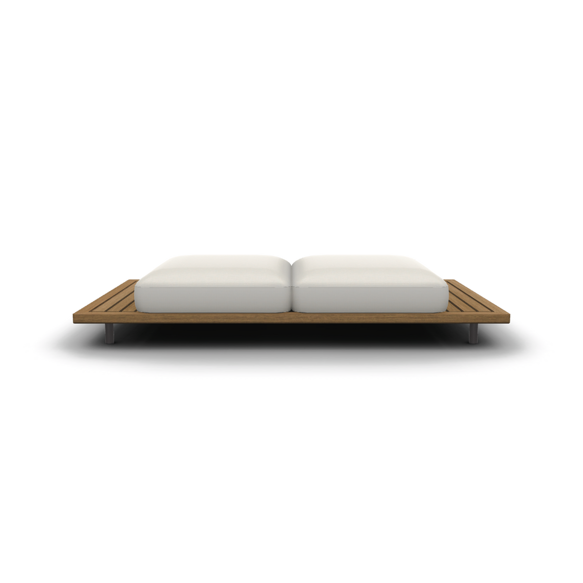 Roda Philia 210 2 Seater Sofa Module, modular outdoor sofa in teak, view 1