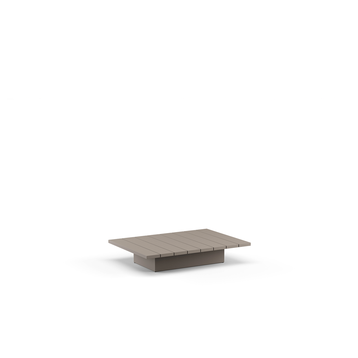 S2 Coffee Table Aluminium 130 x 87 x 26 cm