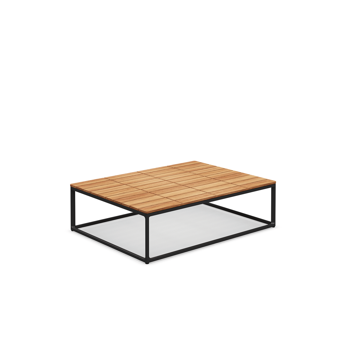 Maya Coffee Table with Teak Top 75 x 100 x 28 cm