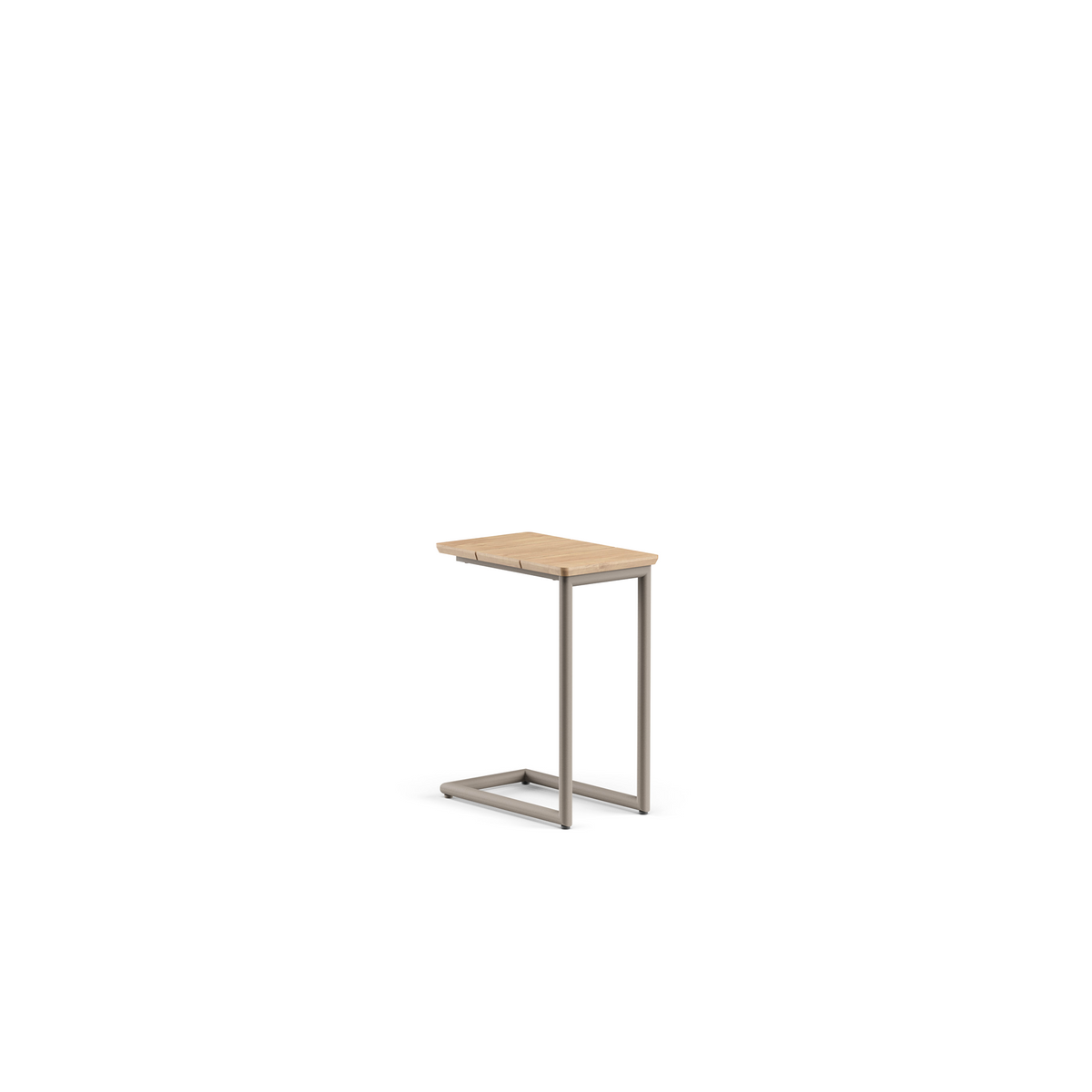 Taos C-Table Teak Top 46 x 28 x 57 cm