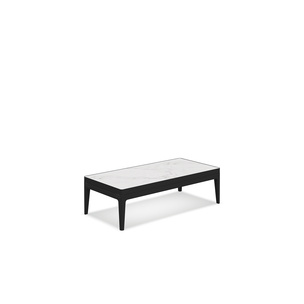 Grid Small Coffee Table Ceramic 103 x 50 x 30 cm