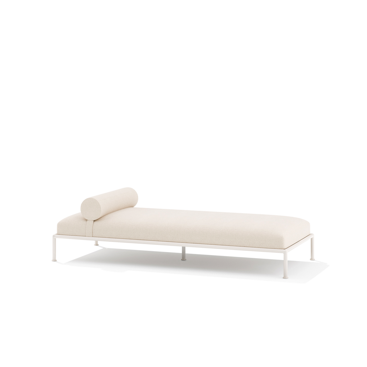 Roe 2 Seater Sun Lounger Pouf 81 x 188 x 59 cm