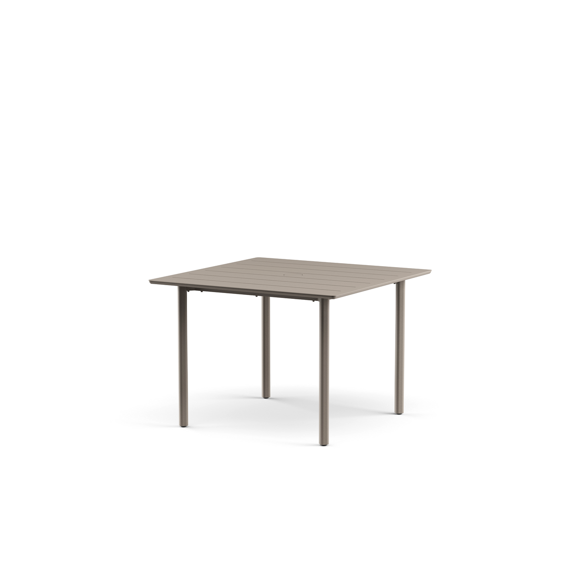 Taos Dining Table Aluminium Top with Umbrella Hole 107 x 107 x 76 cm