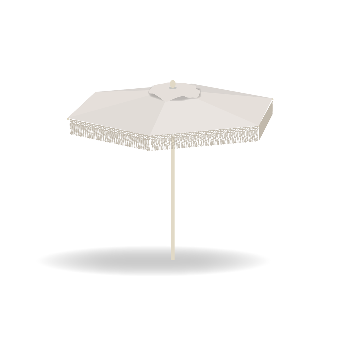 Nata UX Zen Lin Round Center Post Umbrella  2.8 m