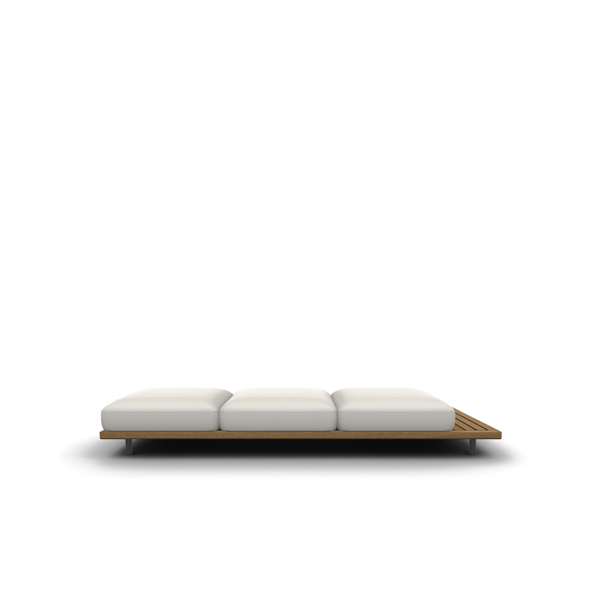 Roda Philia 301 3 Seater Left Module, modular outdoor sofa in teak, view 1