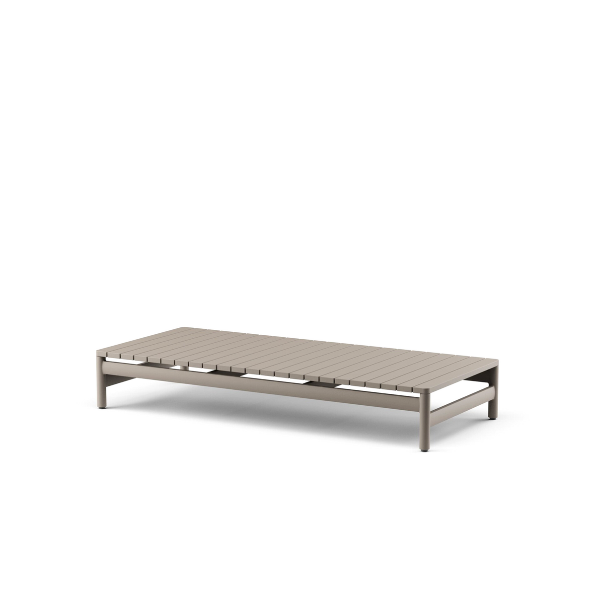 Montauk Coffee Table Aluminium 174.3 x 76 x 28 cm