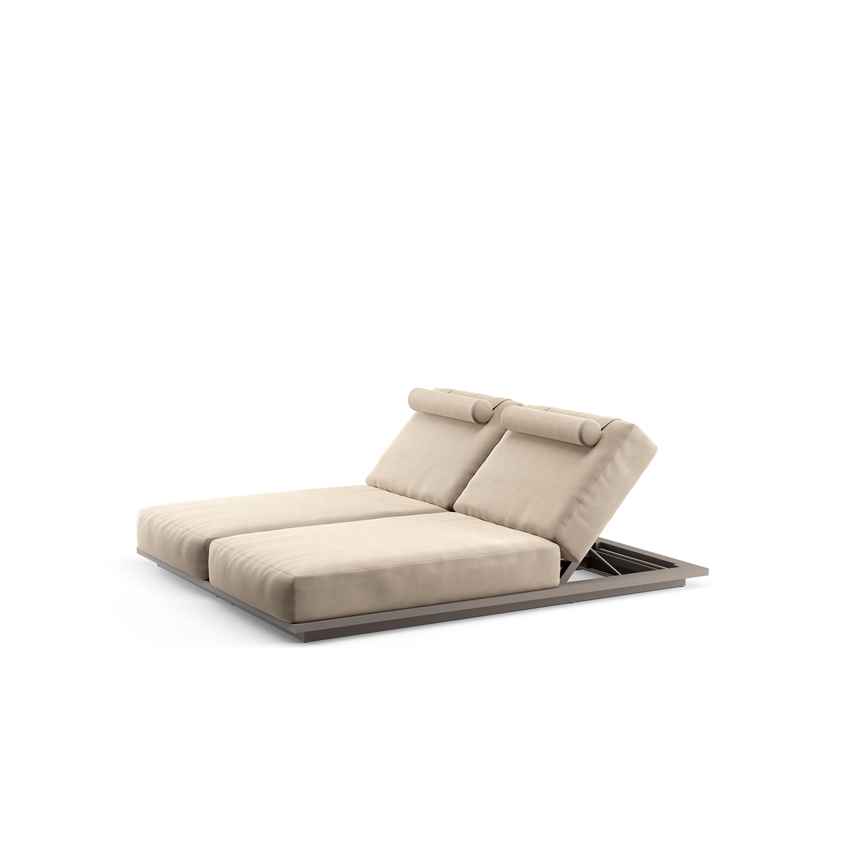 S2 Double Chaise Aluminium