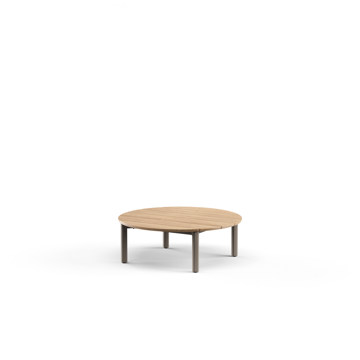 Taos Coffee Table Teak Top 91 dia x 32 cm