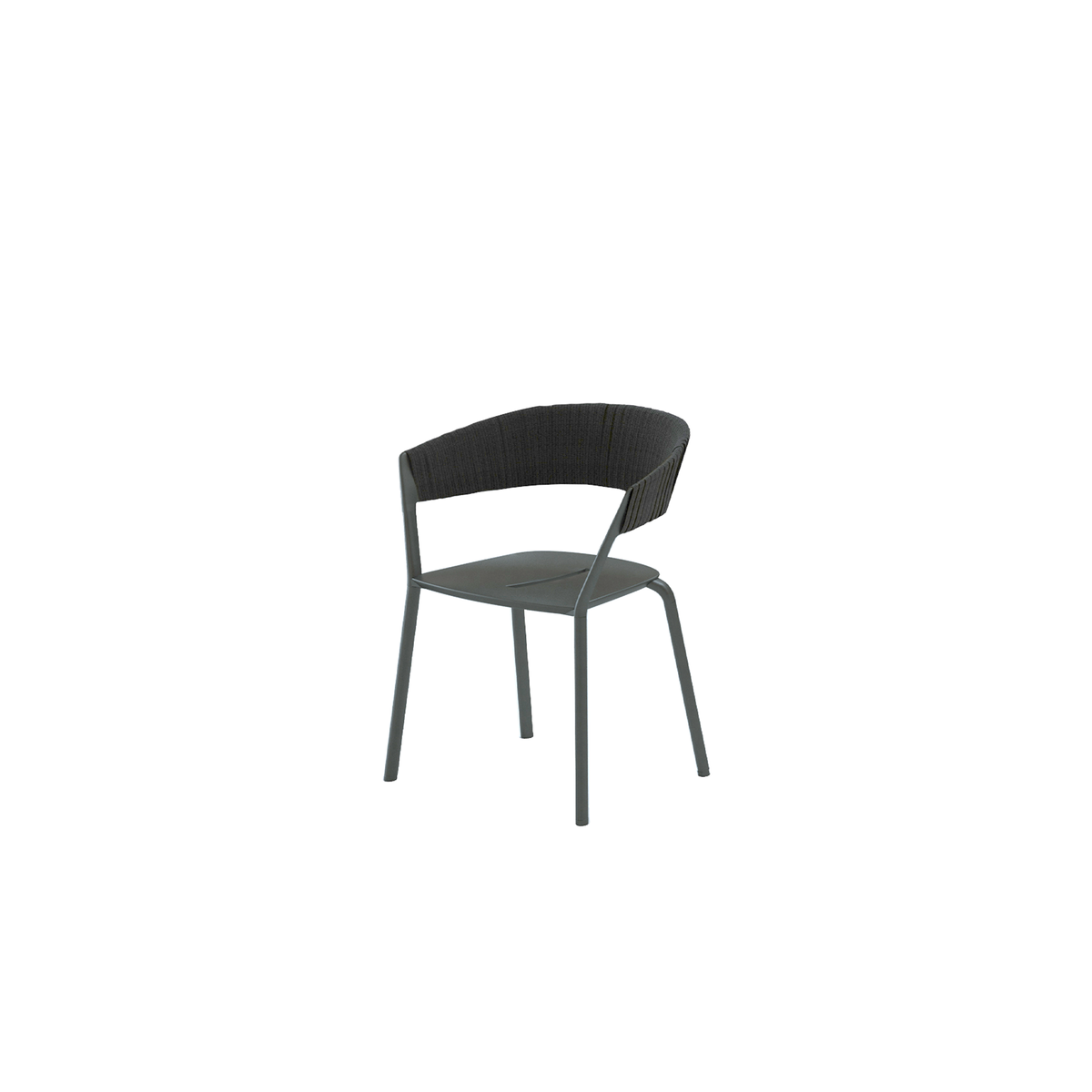 Ria Dining Armchair with Partially Woven Rope