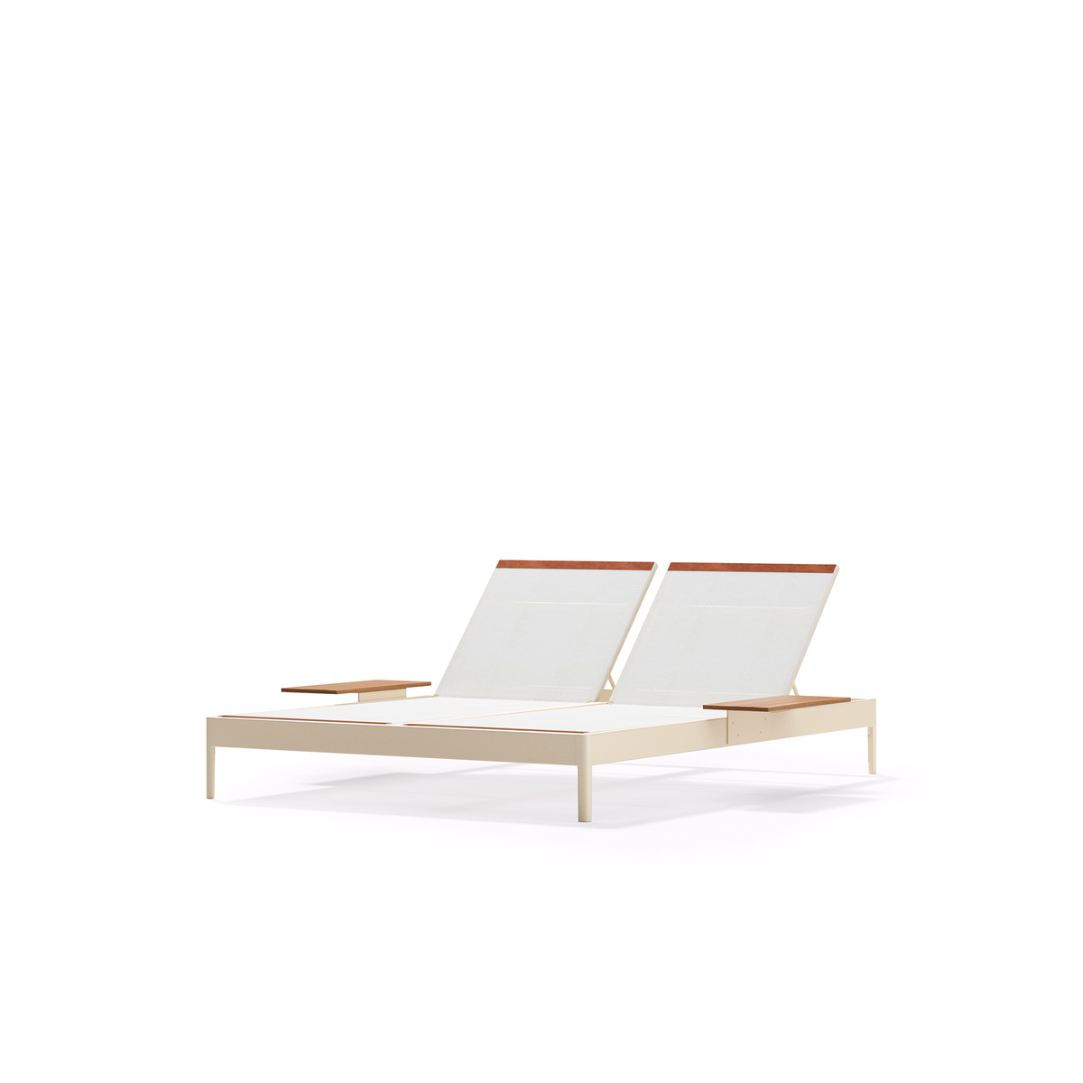 Solaris Double Sun Lounger with Table on Both Sides (7323T)