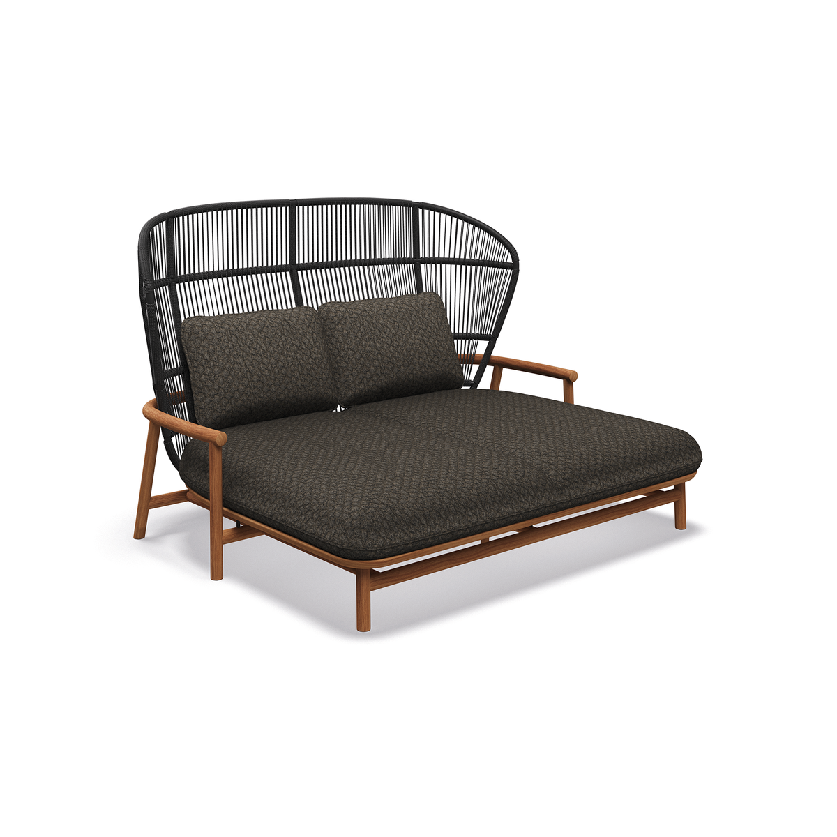 Fern Teak High Back Daybed