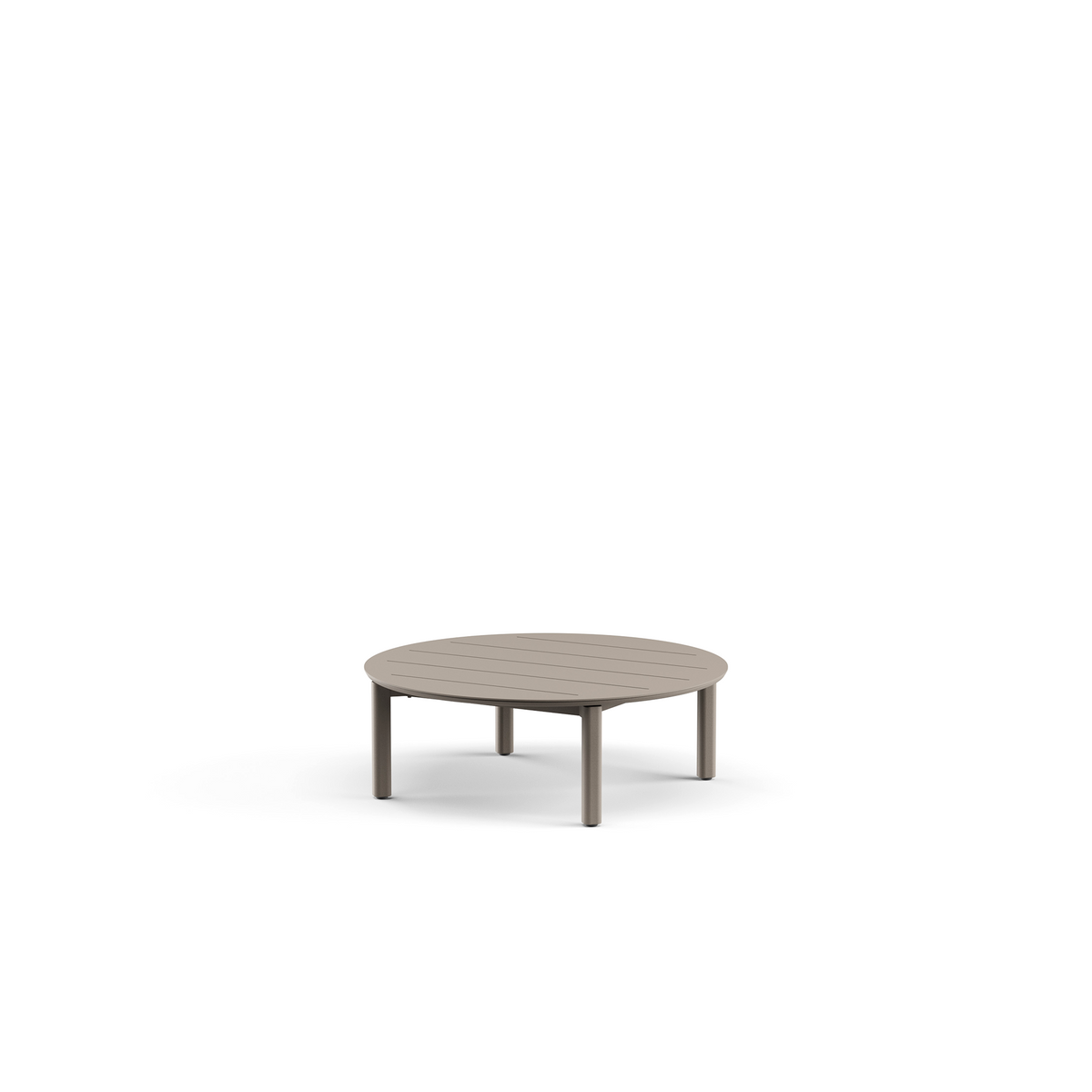 Taos Coffee Table Aluminium Top 91 dia x 32 cm
