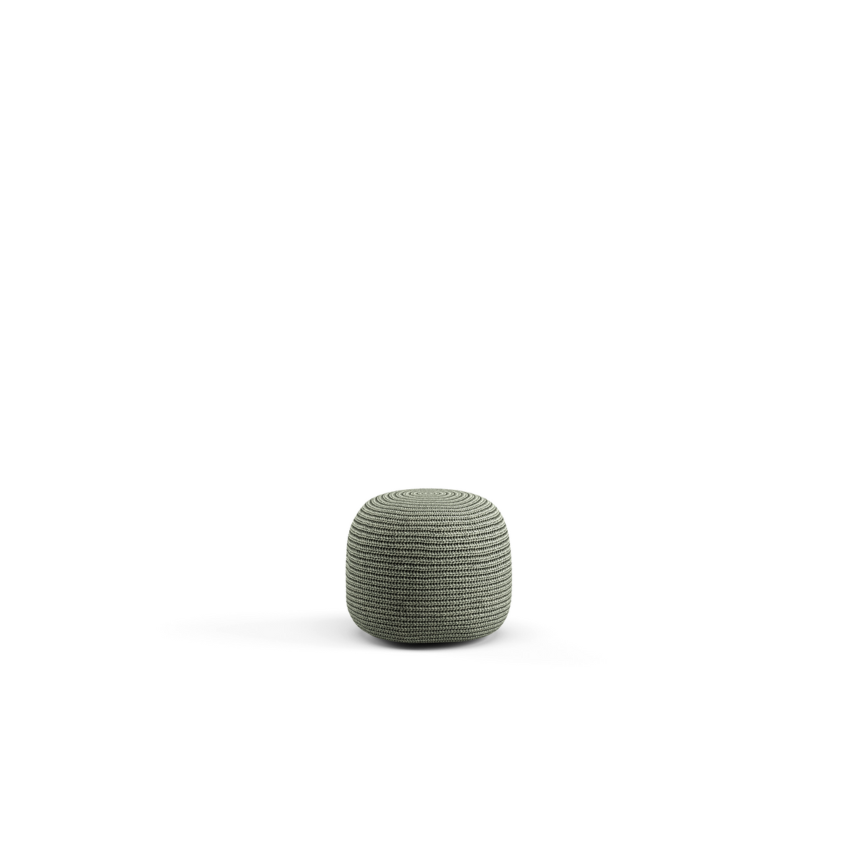 Tweed Crochet Pouf Tall