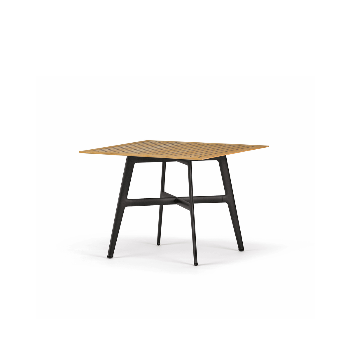 Seax Dining Table With Teak Top 100 x 100 x 74 cm