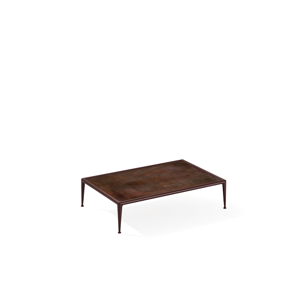 New Joint Coffee Table with Porcelain Stoneware Top 121 x 79 x 30 cm