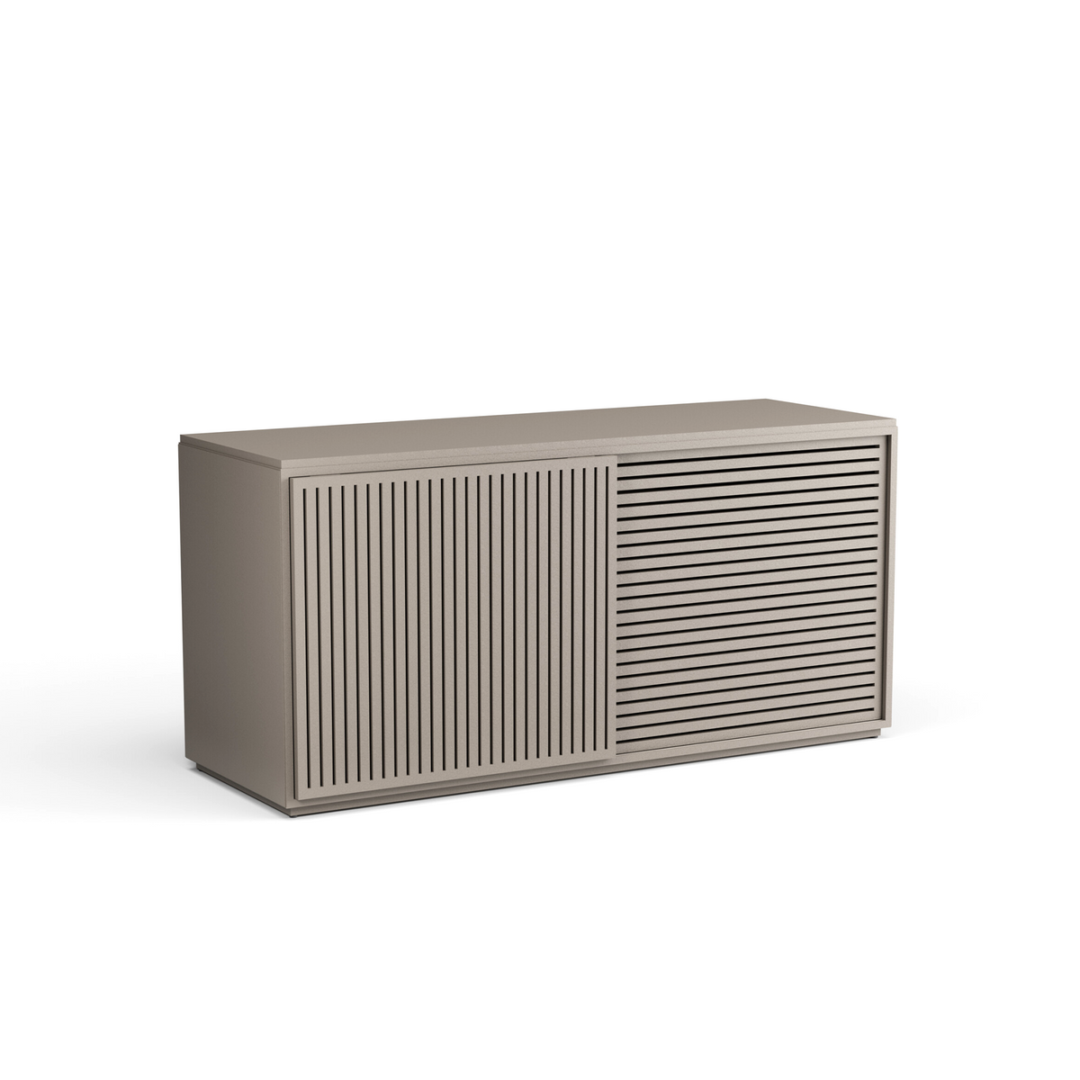 Savoy High Credenza Aluminium Top & Doors 181 x 64 x 87 cm