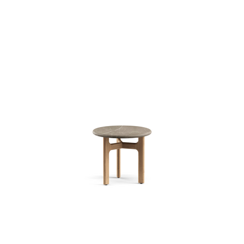 Morellino Side Table Stone Top 51 dia x 46 cm
