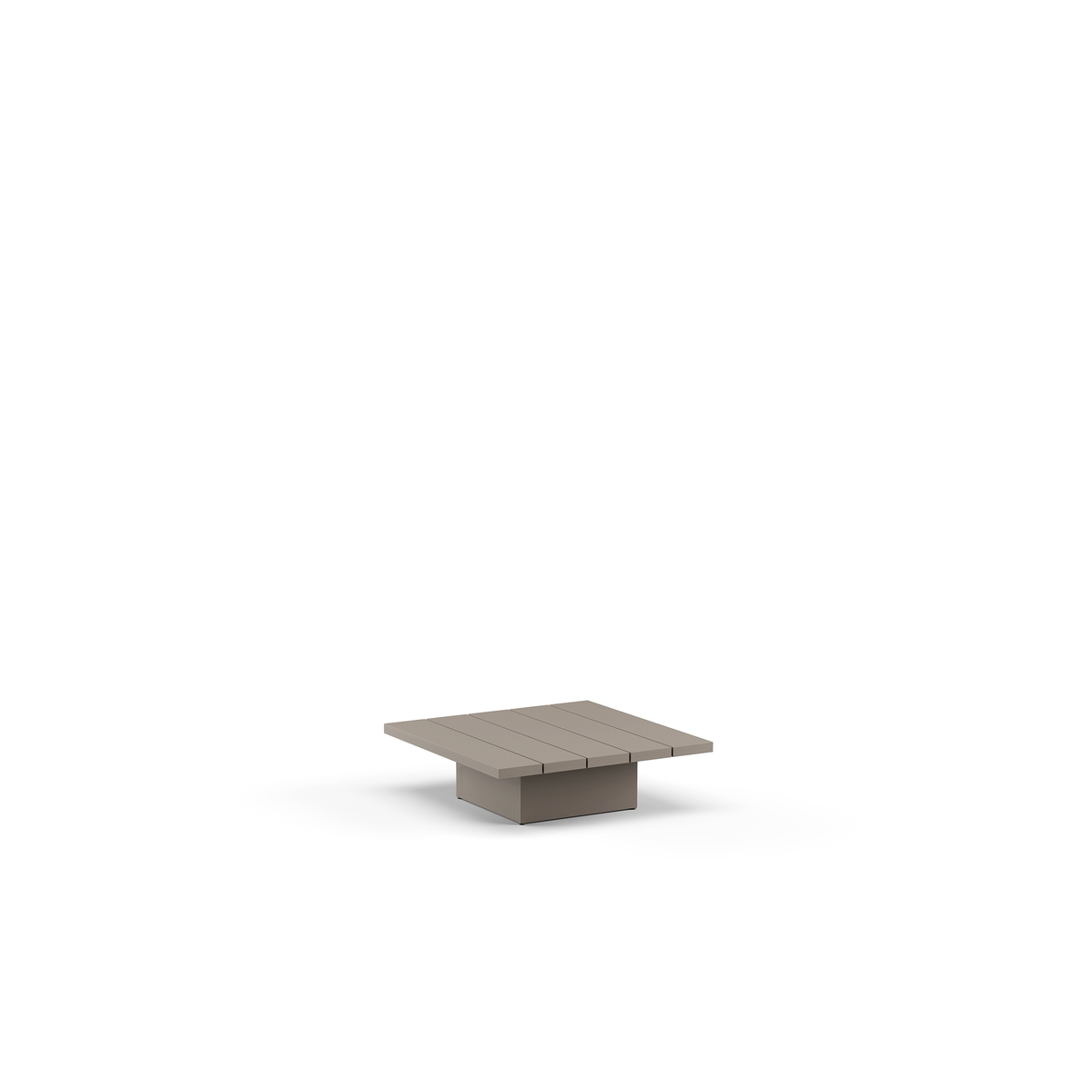 S2 Side Table Aluminium 78 x 78 x 26 cm
