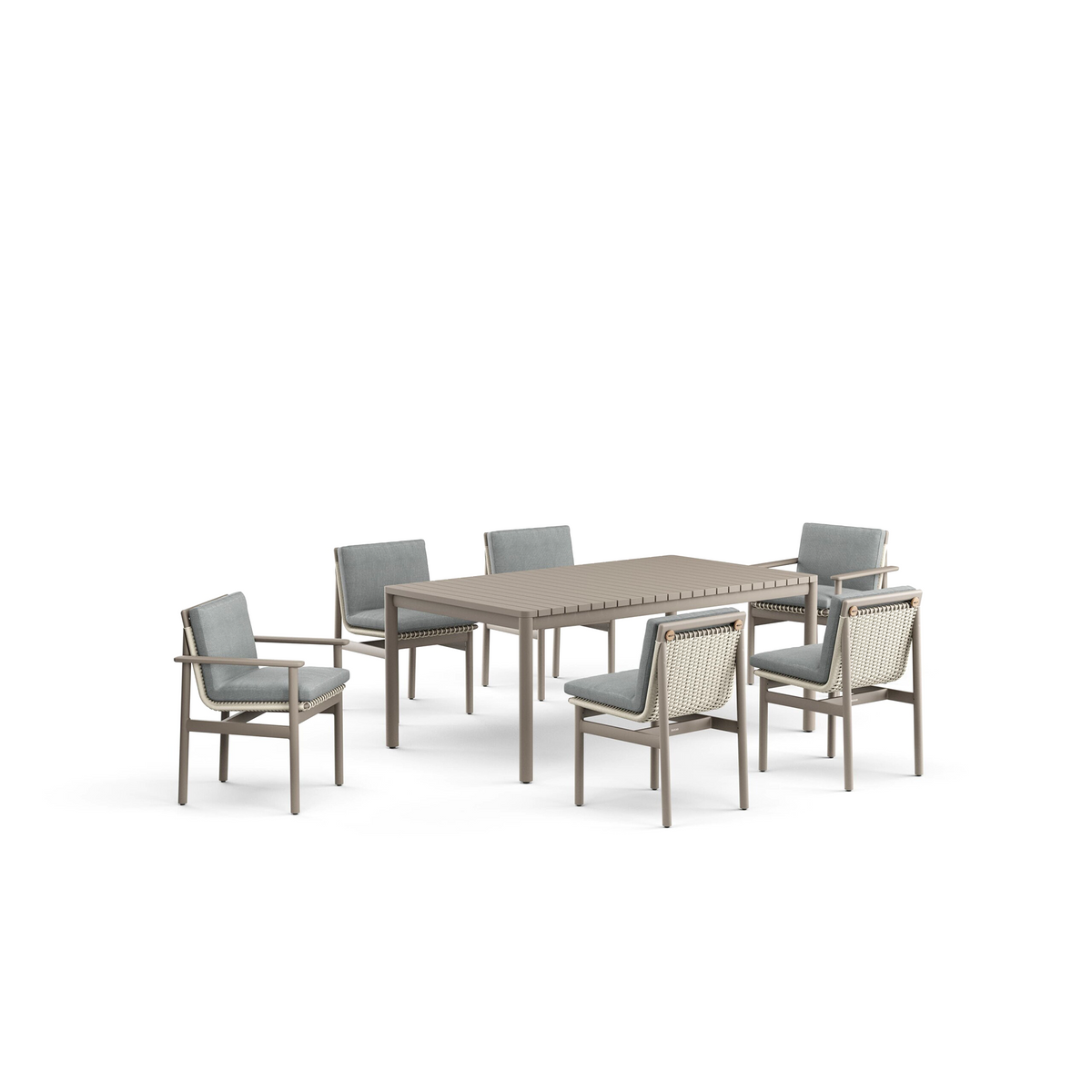 Montauk Aluminium Dining Armchair