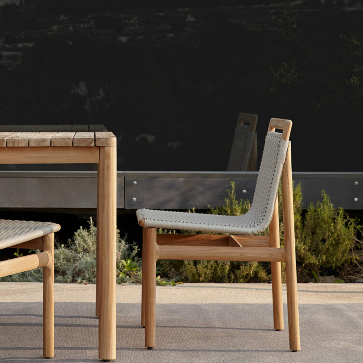 Montauk Dining Side Chair Teak