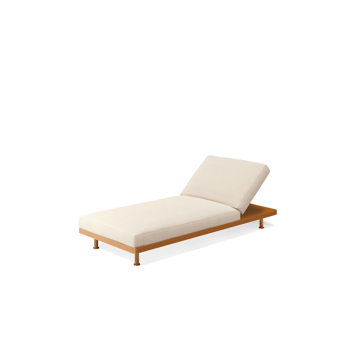 Unduetre Sun Lounger with Adjustable Backrest 90 x 200 x 41 cm (1213)