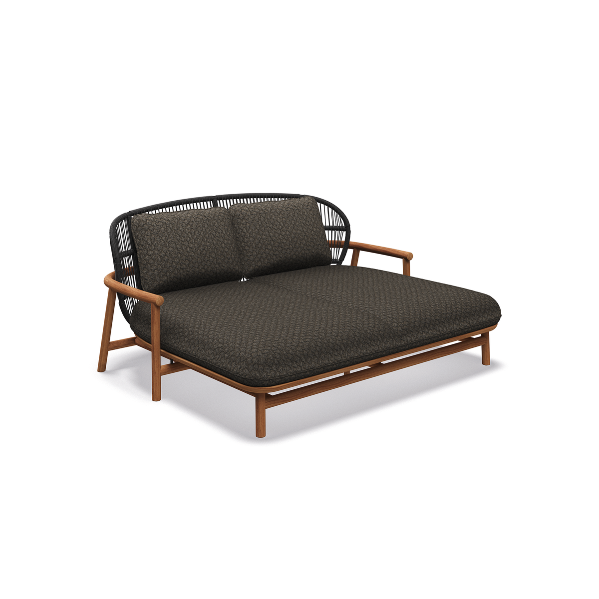 Fern Teak Low Back Daybed