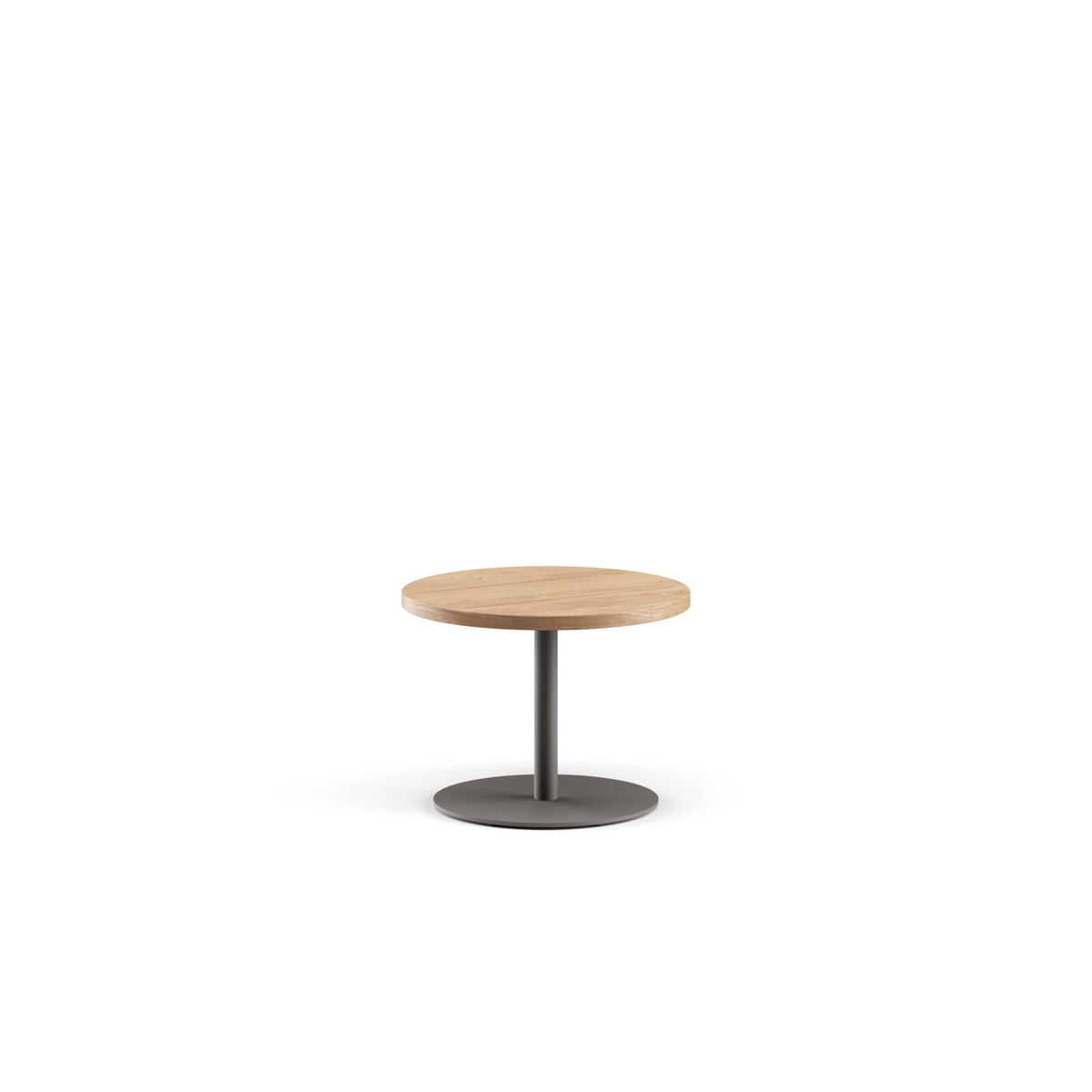 Greenwich Side Table Teak Top 55 dia x 42 cm