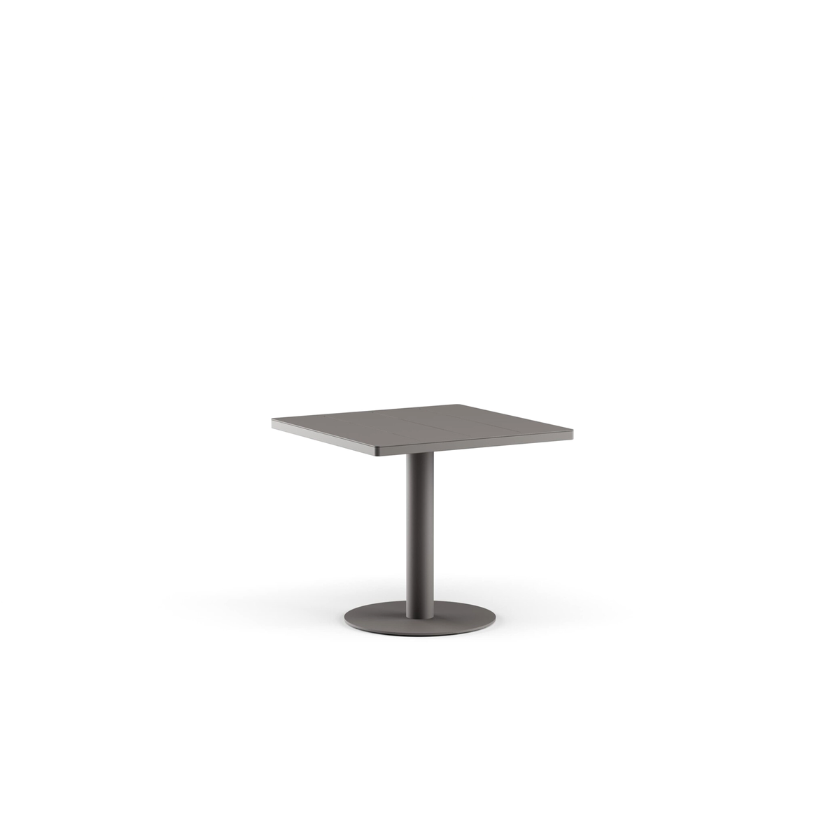 Greenwich Cafe Table Pedestal Base Aluminium Top 80 x 80 x 72 cm