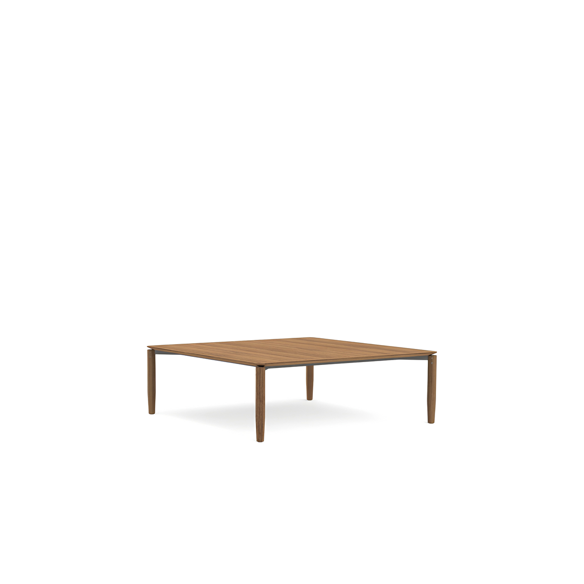 Roda Levante Dining Table 223 x 223 x 75 cm, large square teak dining table