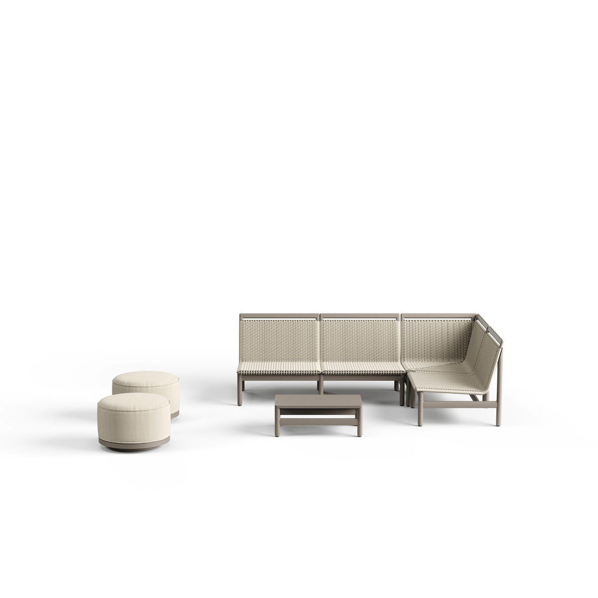 Montauk Lounge Chair Aluminium