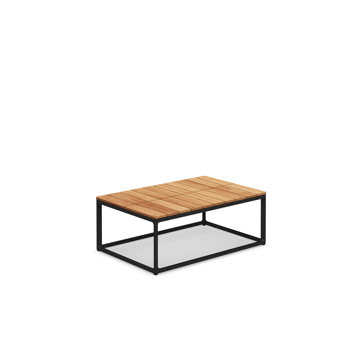 Maya Coffee Table with Teak Top 75 x 50 x 28 cm